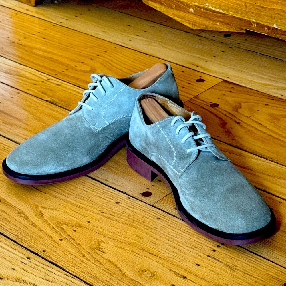 Suede J. Crew Men’s Oxfords, 11.